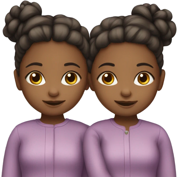 twin daughters emoji