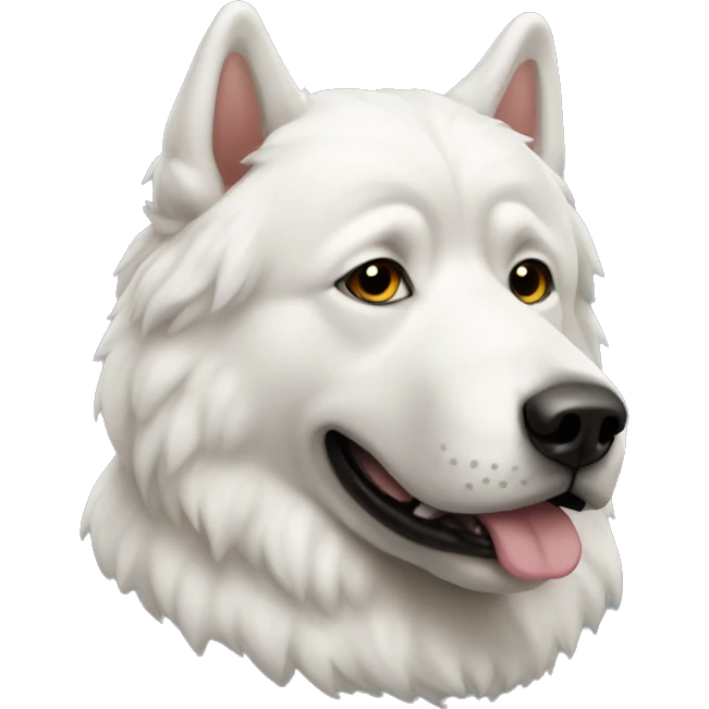 a Samojede emoji