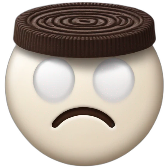 Oreo chocolate  emoji
