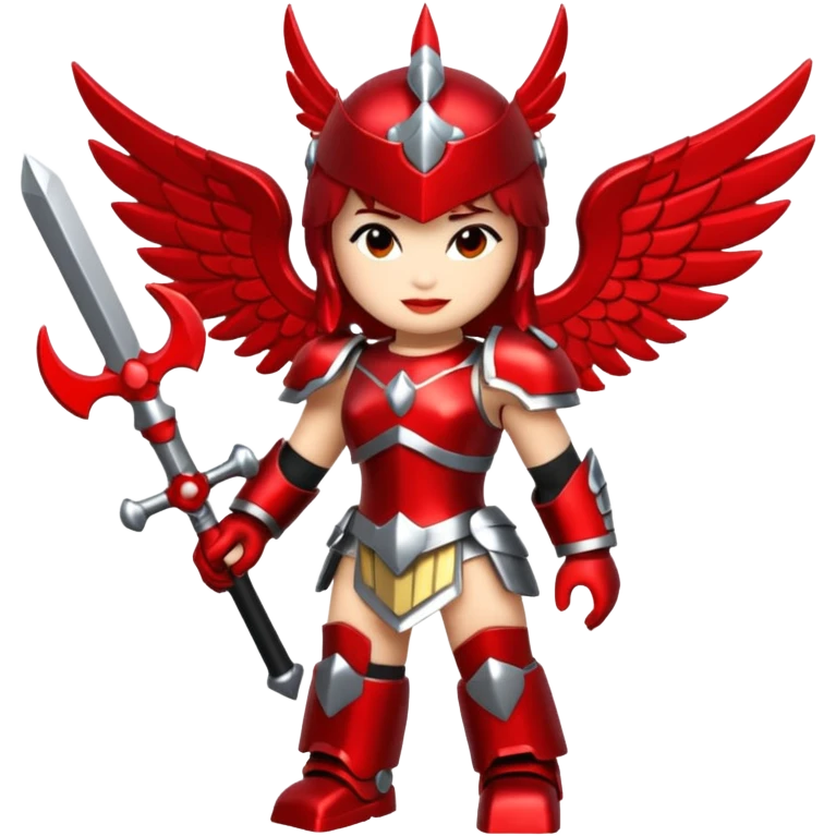 a roblox red valkyrie without people emoji