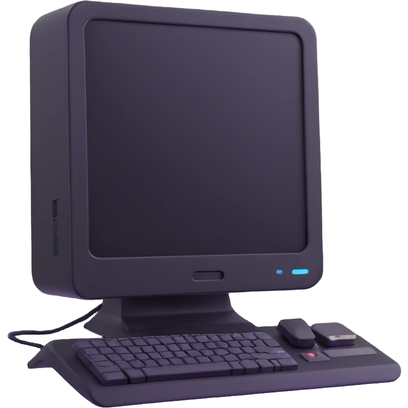 futuristic computer emoji