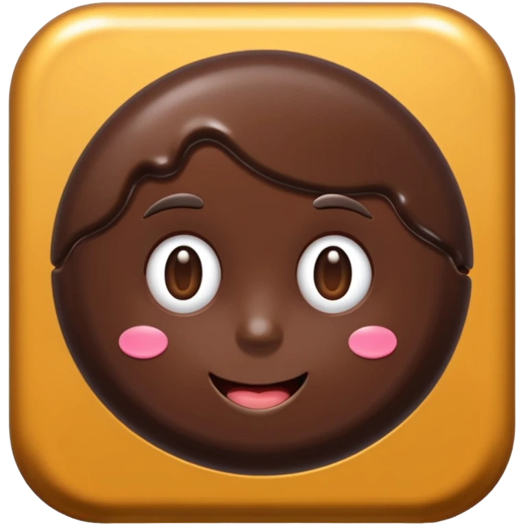 du chocolat emballé dans de l'aluminium emoji