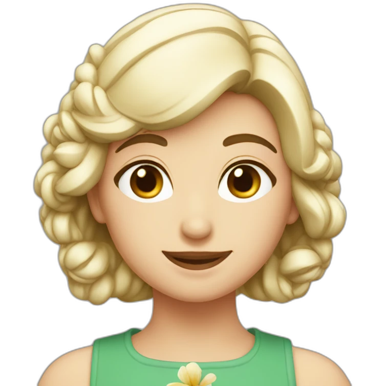 Fleur et maïs emoji
