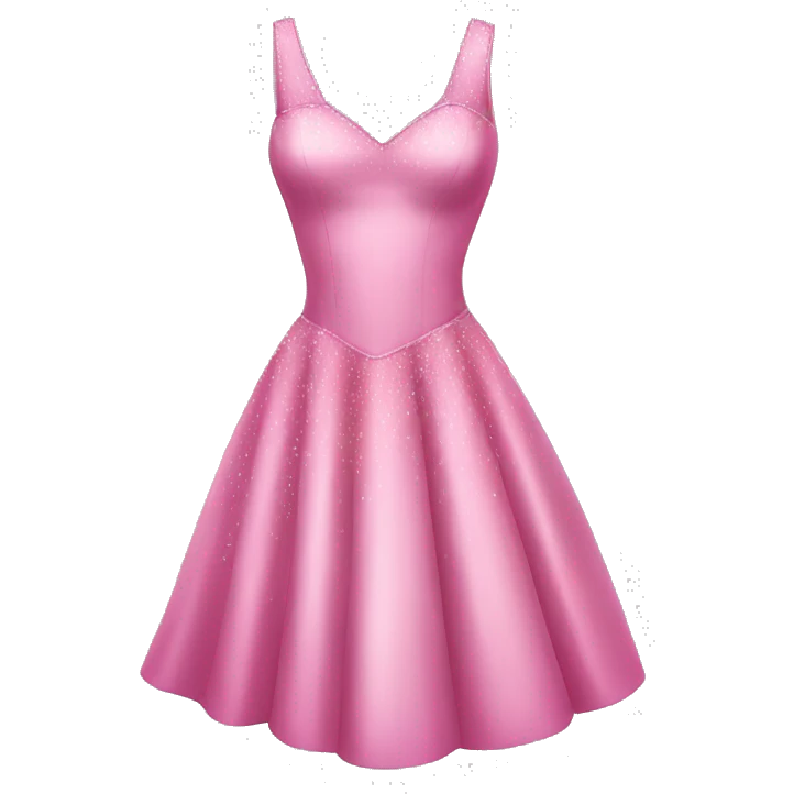 Pink prom dress emoji
