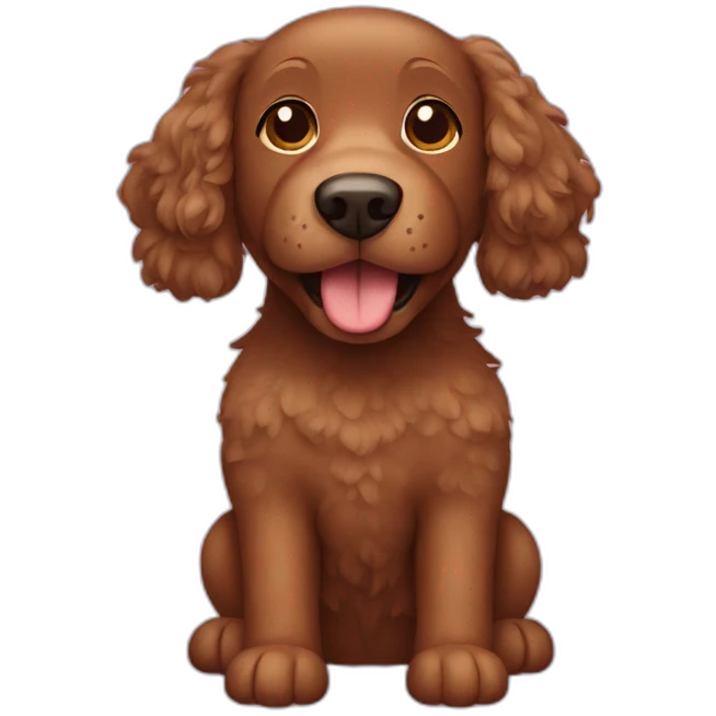 brown water dog emoji