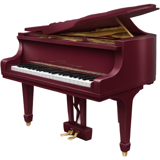 Piano burgundy emoji