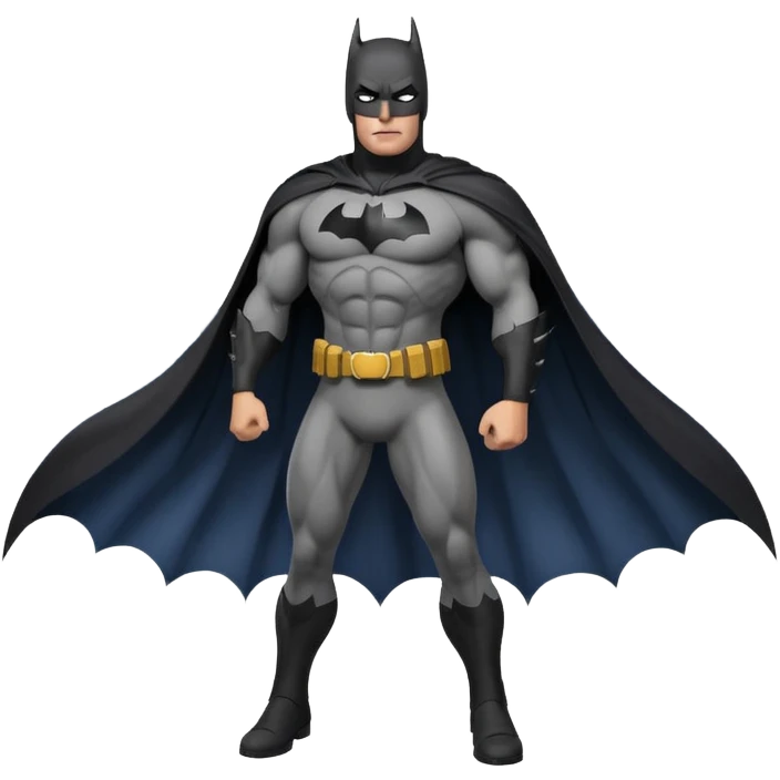 Batman stopping a disaster, world in background emoji