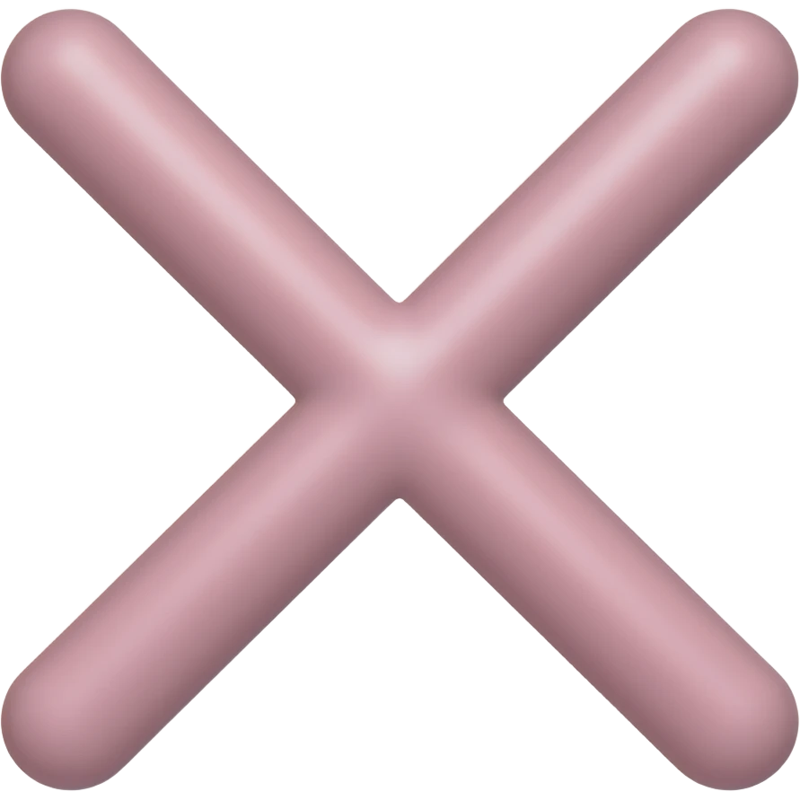 cute anime anger mark, four separate curved lines forming a stress symbol, evenly spaced around a center point, rounded tips, pastel pink, not crossed lines emoji