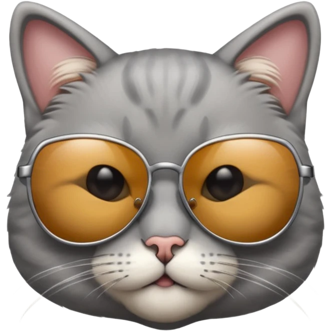 Cat wearing sunglasses emoji