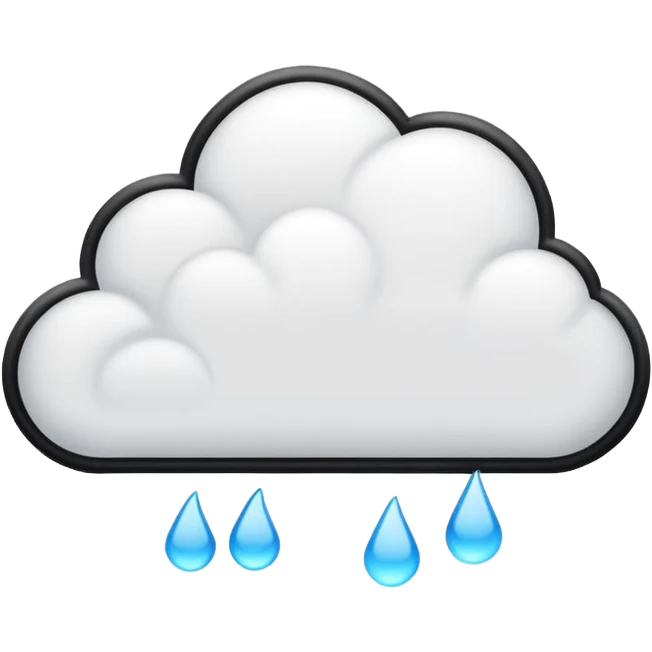 Minimalistic flat vector icon, iOS style, thin black contour on white background. emoji