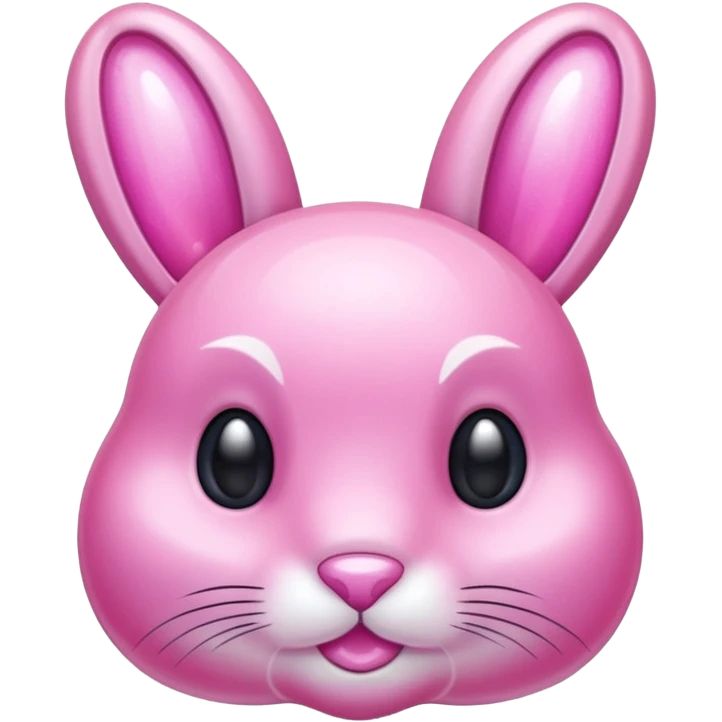 crystallized bunny pink emoji