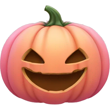 Pink pumpkin  emoji