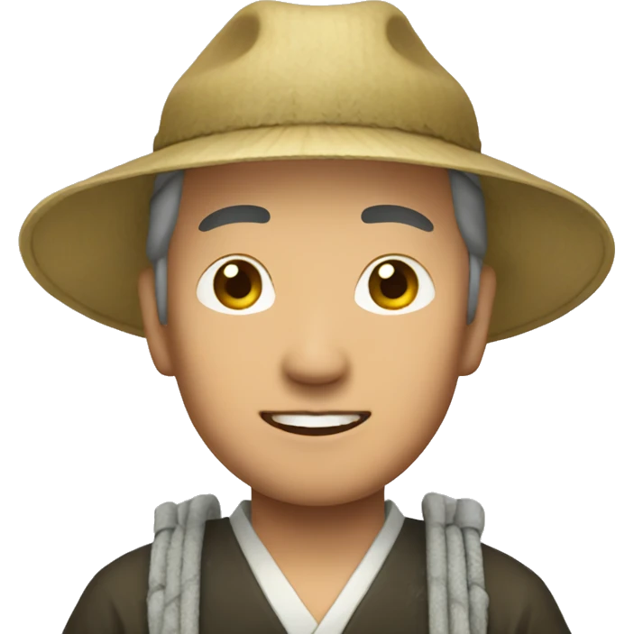 Japanese farmer emoji