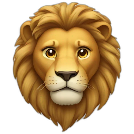 King lion emoji