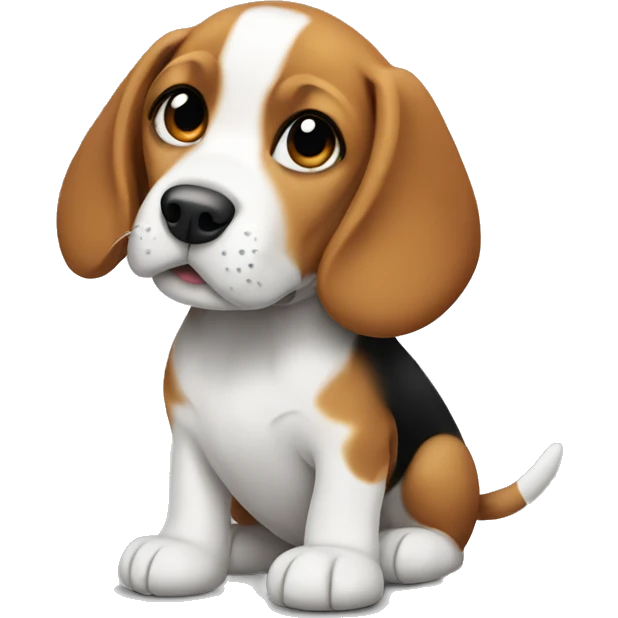 Beagle puppy emoji