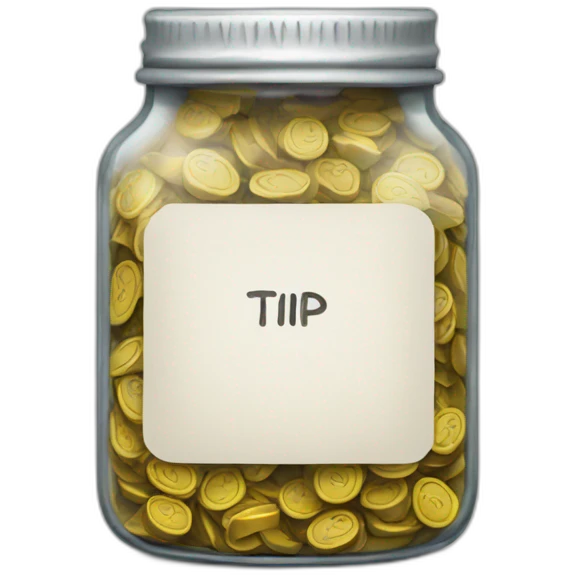 Tip jar emoji