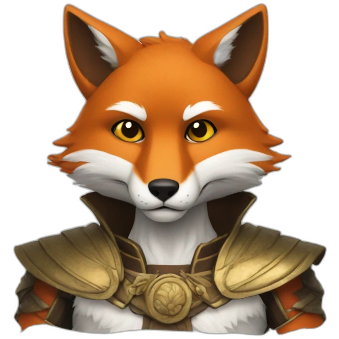 fox samuraj emoji