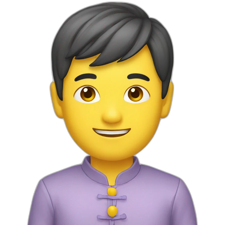 Chinois jaune emoji