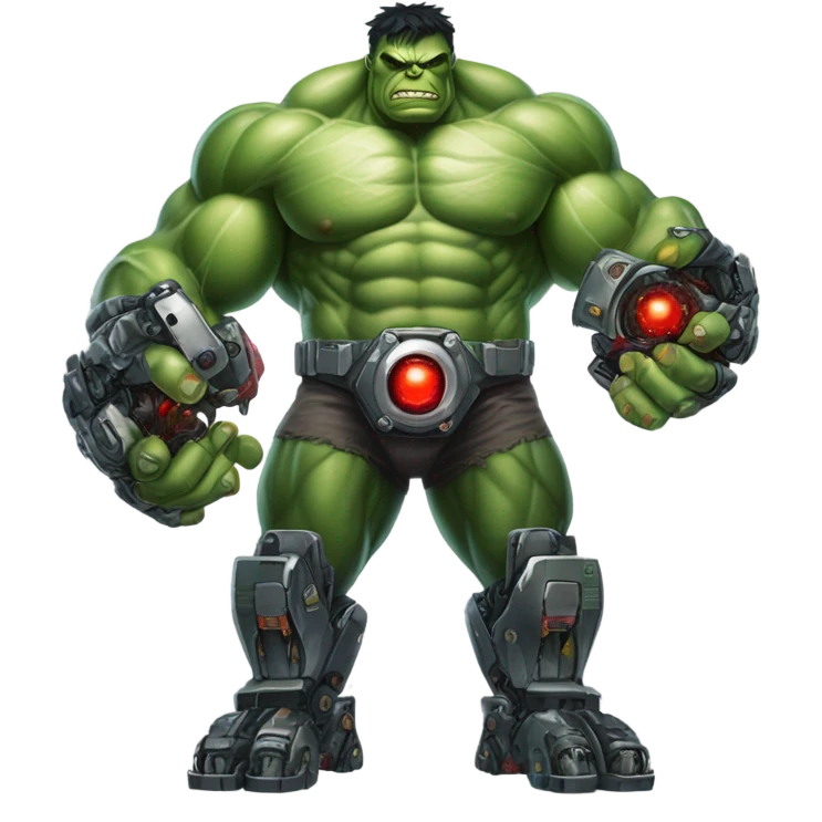 Terminator Hulk emoji