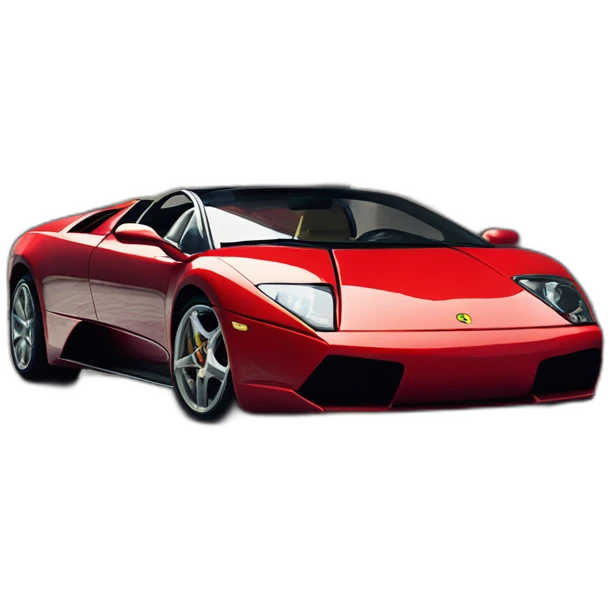 Lamborggini murcielago rojo emoji