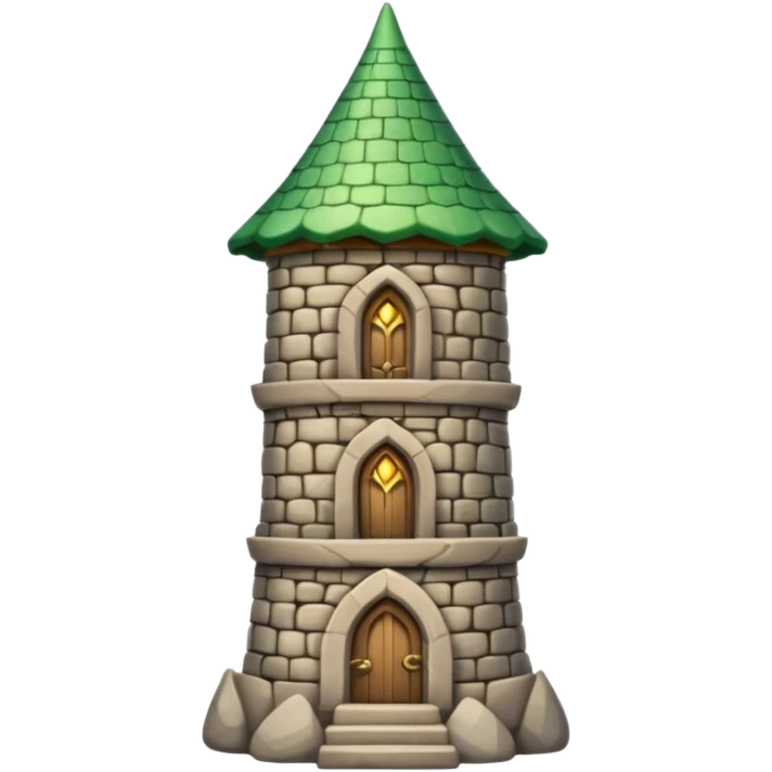 Elf Tower shy emoji