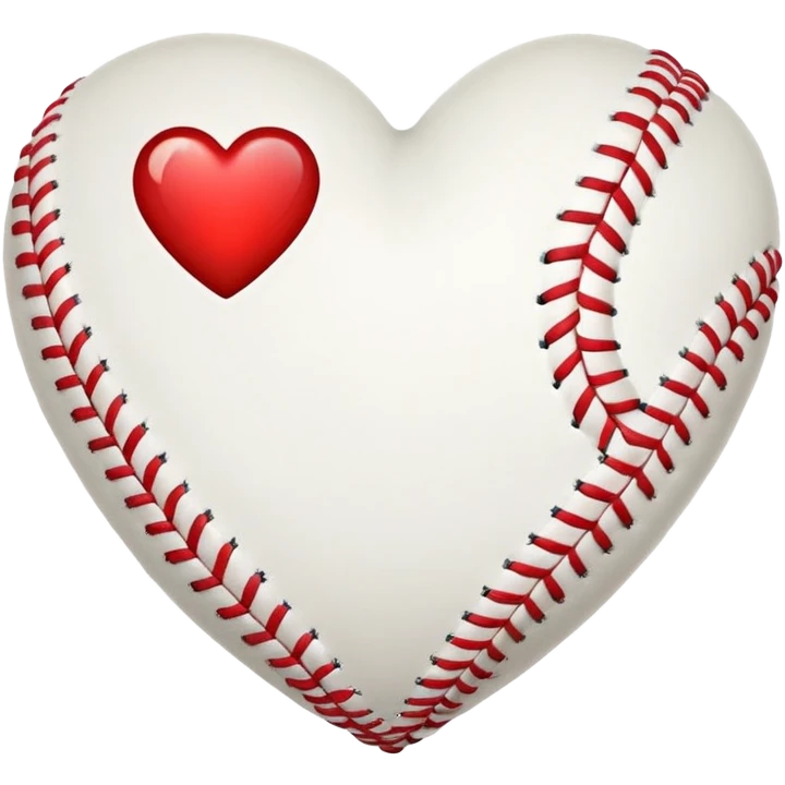 baseball heart emoji