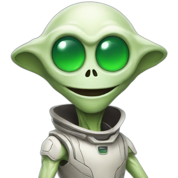 Gaming alien emoji
