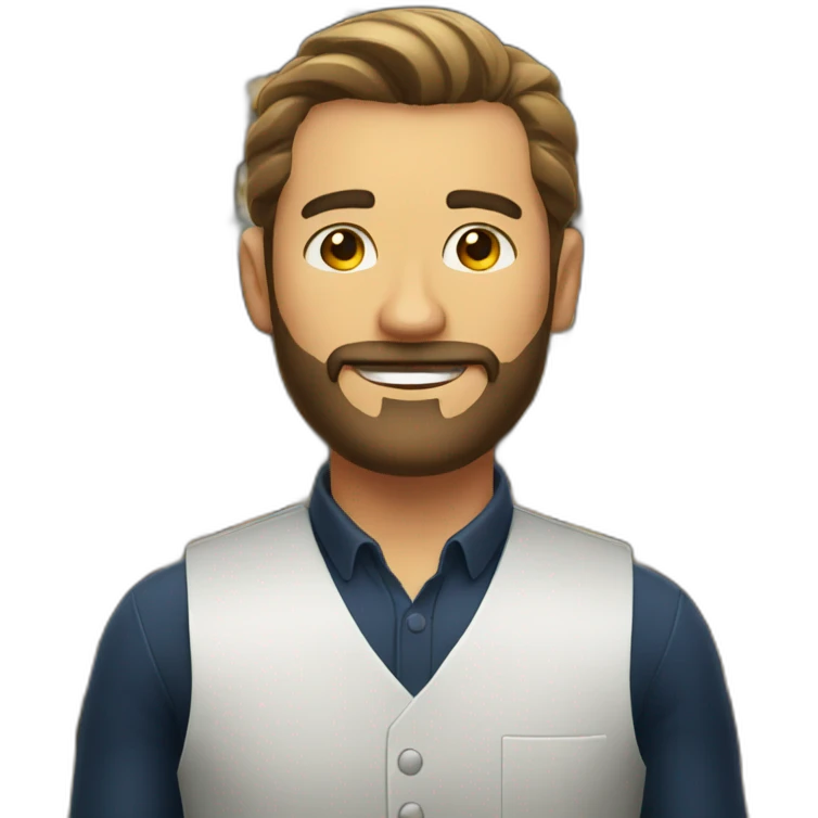 Barman barbu emoji