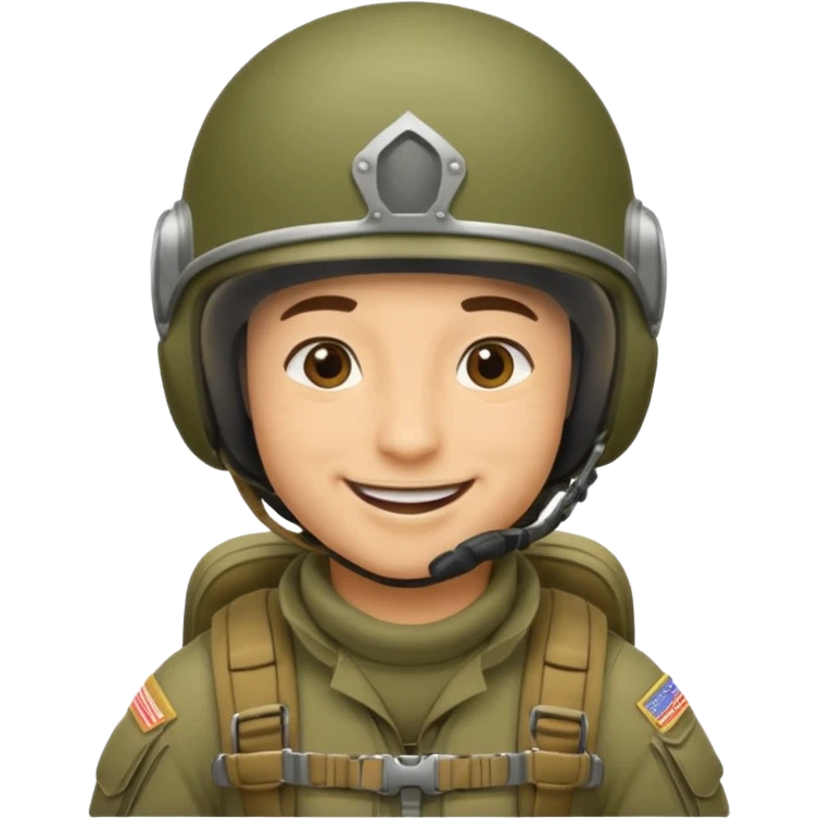 parachutiste militaire  emoji