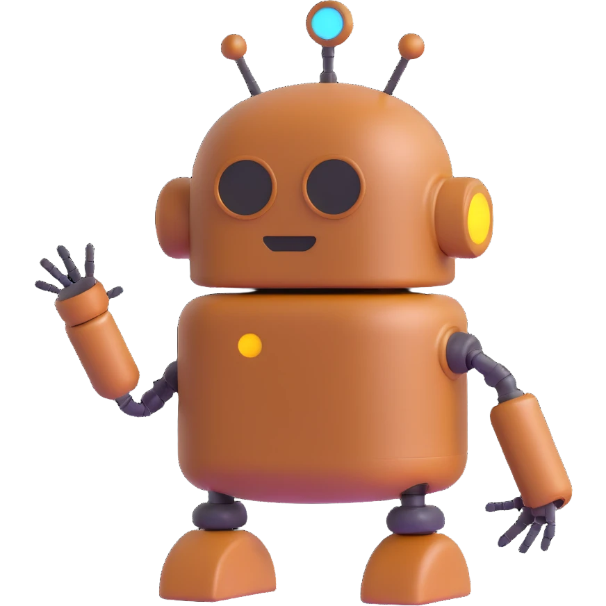 robot made of poop emoji