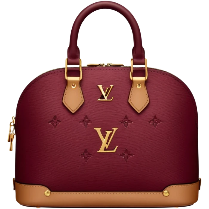 Burgundy Louis Vuitton emoji