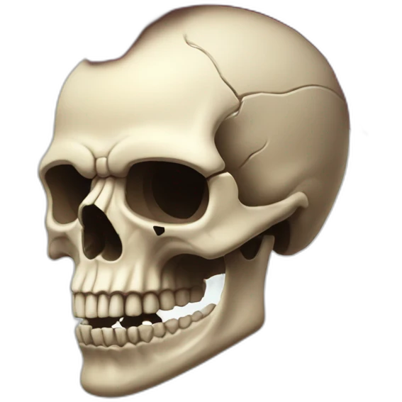 exploited mohawk skull emoji