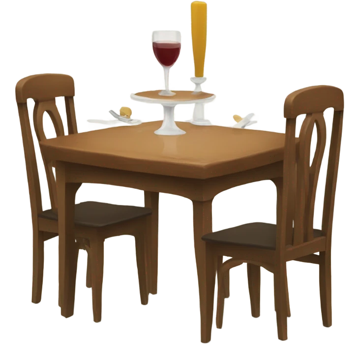 dining table for two emoji
