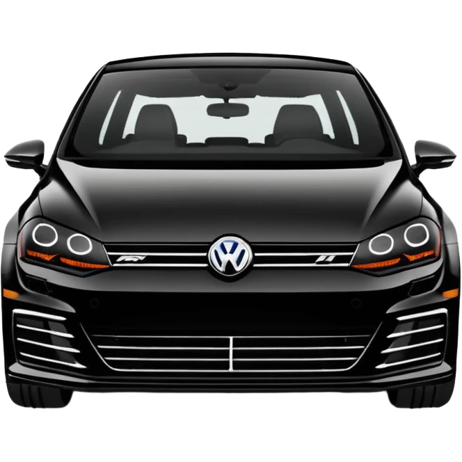 Black Edition Golf R MK7  with no red headlights or grill emoji