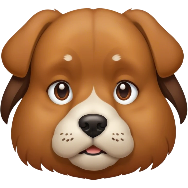 Crying dog emoji