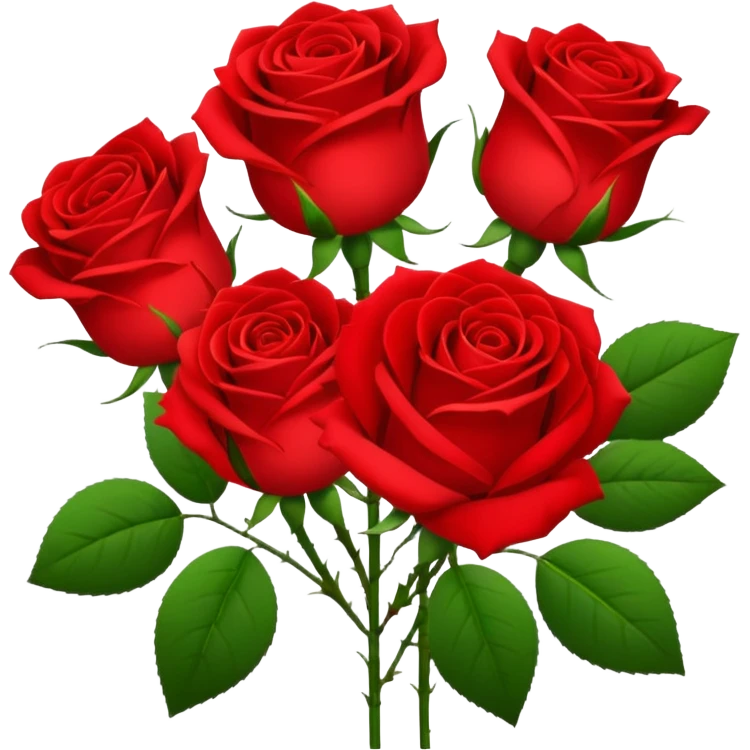 A bunch of red roses. And the name Linnea on them emoji