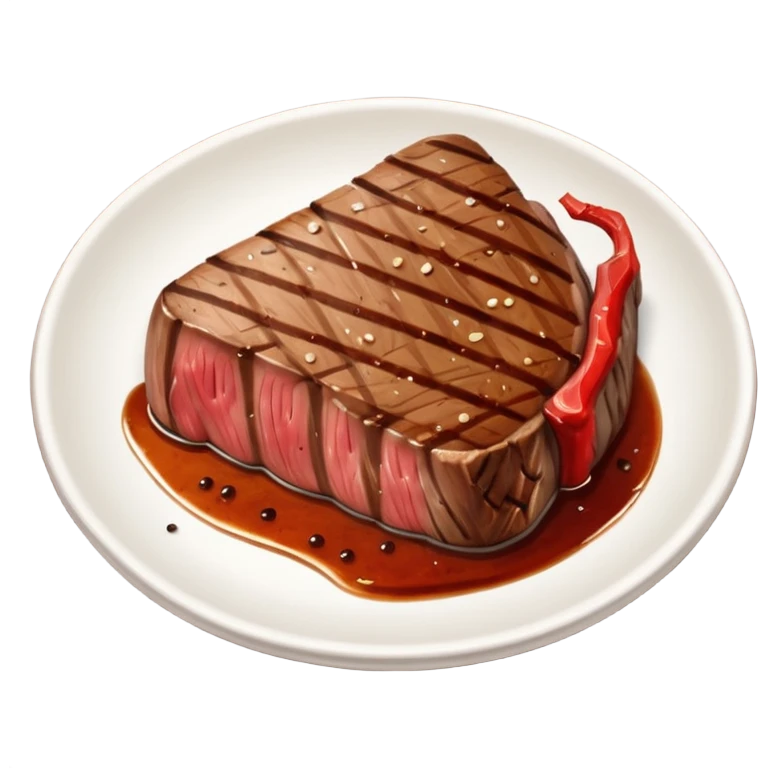 No puedo encontrar el bistec. emoji