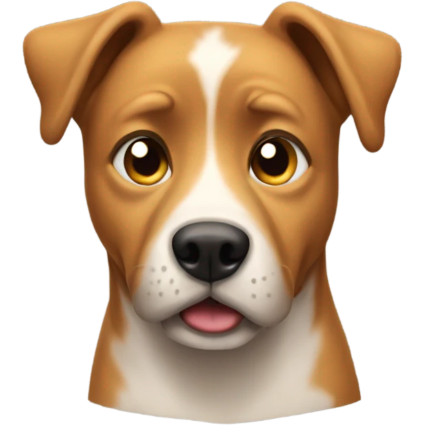 Dog squinting eyes emoji