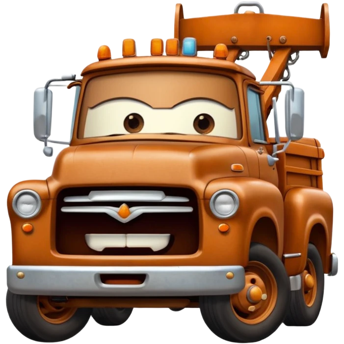 mater tow truck emoji