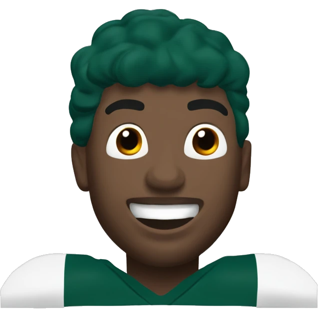 philadelphia eagle player football number 26 jumping kelly green emoji