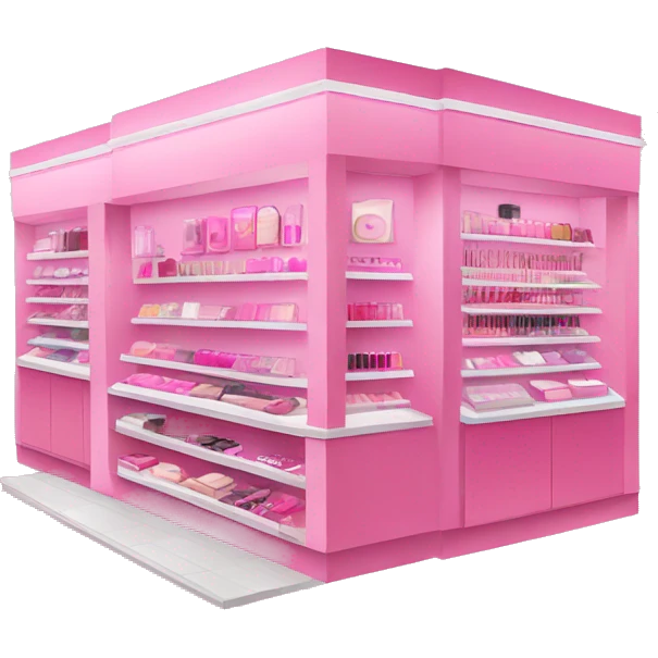 pink makeup store emoji