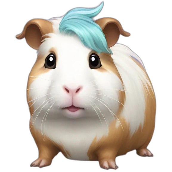 Guinea pig unicorn emoji
