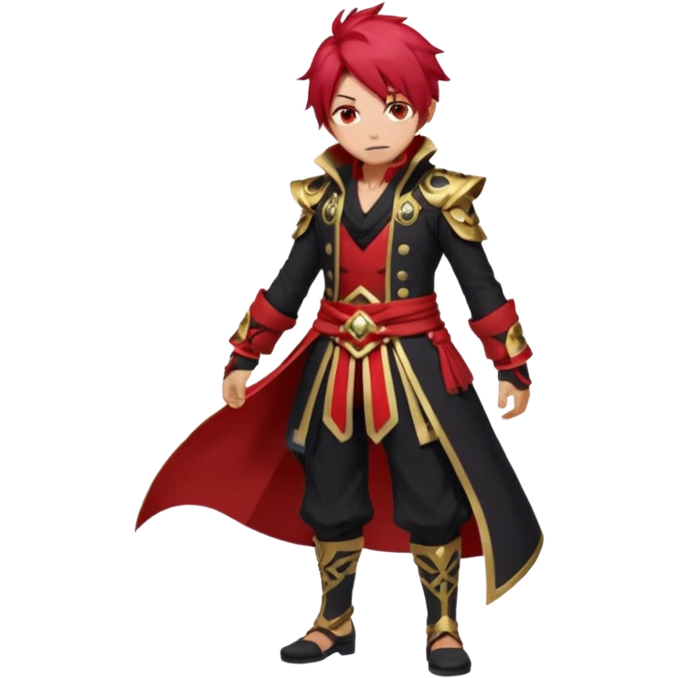 Diluc from Genshin Impact (full body) emoji