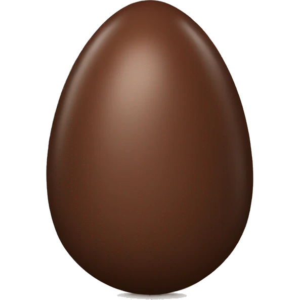 chocolate egg emoji