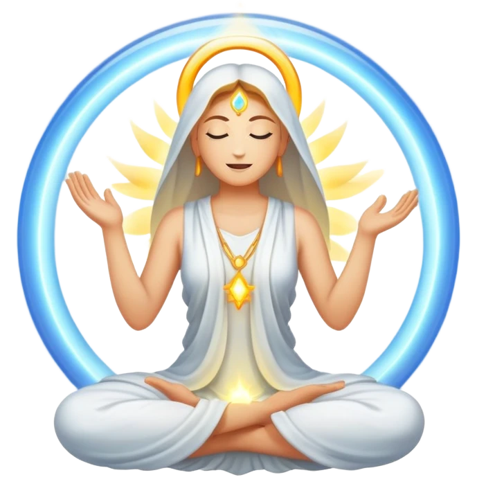 manifestation visualization, energy, spiritual concept emoji
