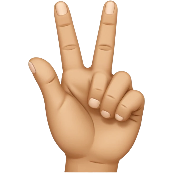 Create an emoji of a right hand. The thumb and middle finger of the right hand are pressed together, with the index finger positioned between them. The remaining fingers are curled into a fist. Add motion lines around the emoji to indicate a downward hand movement. emoji