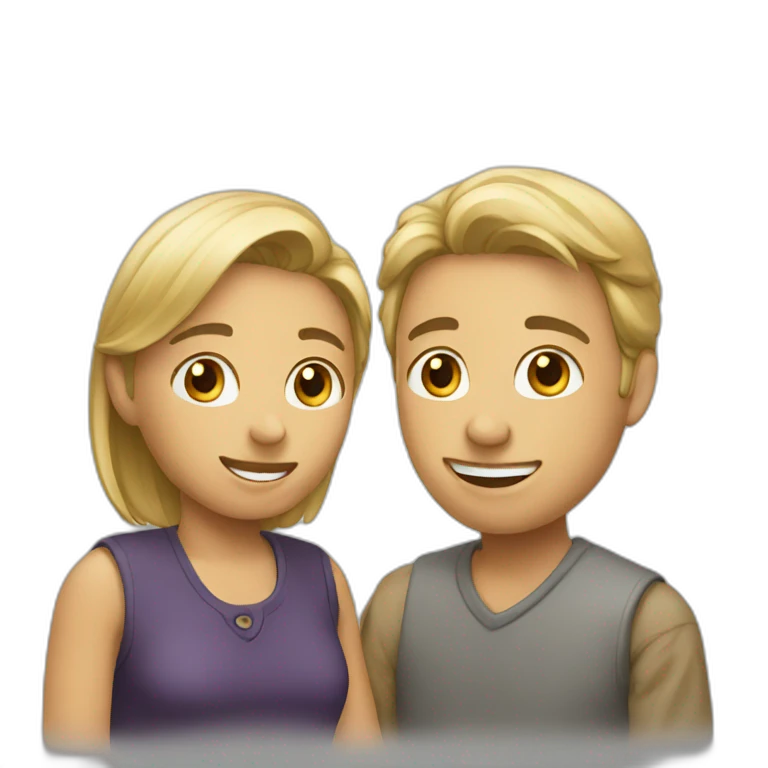 two people talking emoji