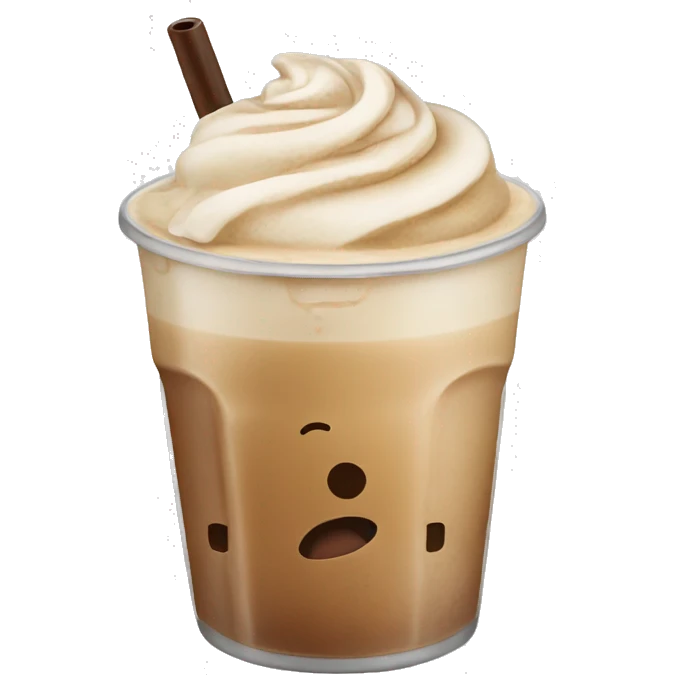 iced latte emoji