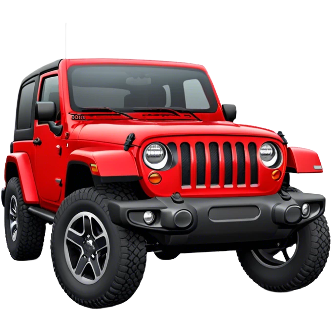 Jeep Wrangler - Jeep (Model Year: 2022) (Iconic colour: Red) emoji