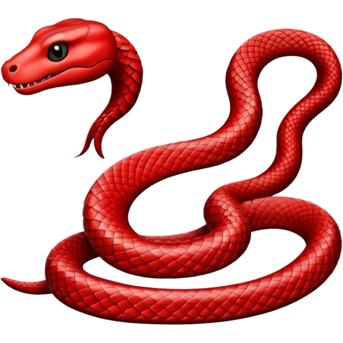 red snake emoji